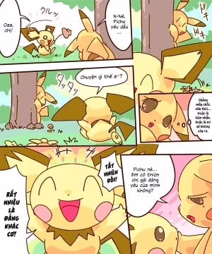 Pikachu Kiss Pichu